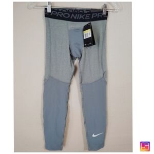 Nike Pro 3/4 Dri Fit Tights Big Kids XS